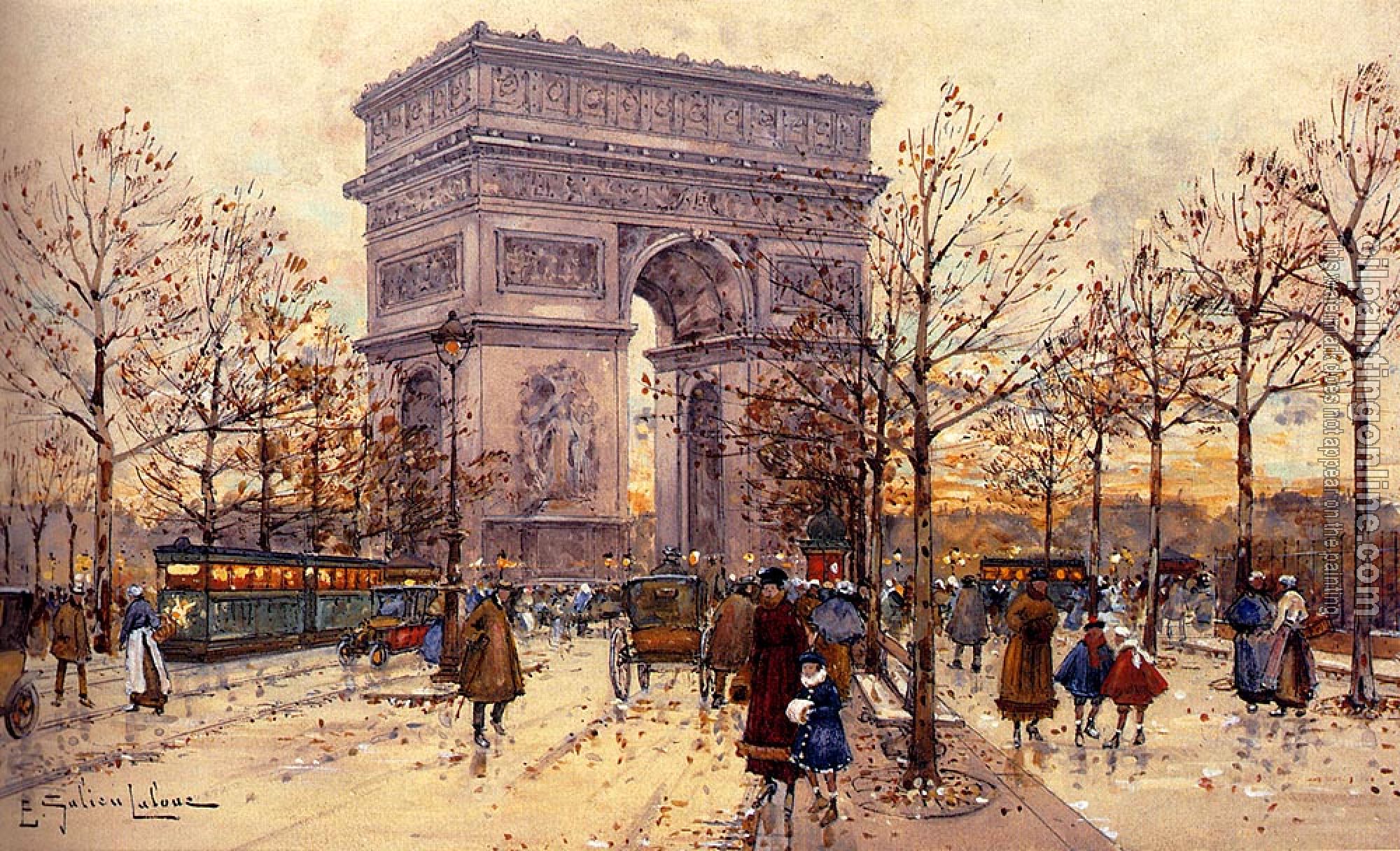 Eugene Galien-Laloue - Arc De Triomphe